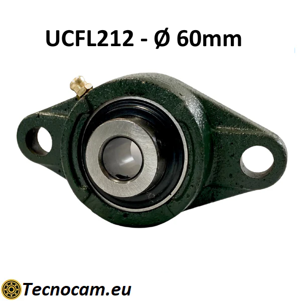 Supporto con Cuscinetto UCFL212 in Ghisa