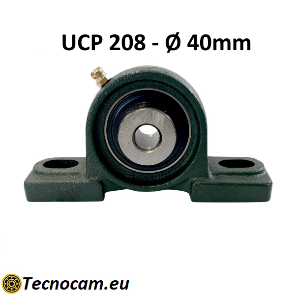 Supporto con Cuscinetto UCP208 in Ghisa