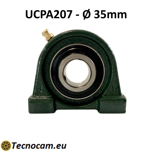 Supporto con Cuscinetto UCPA207 in Ghisa