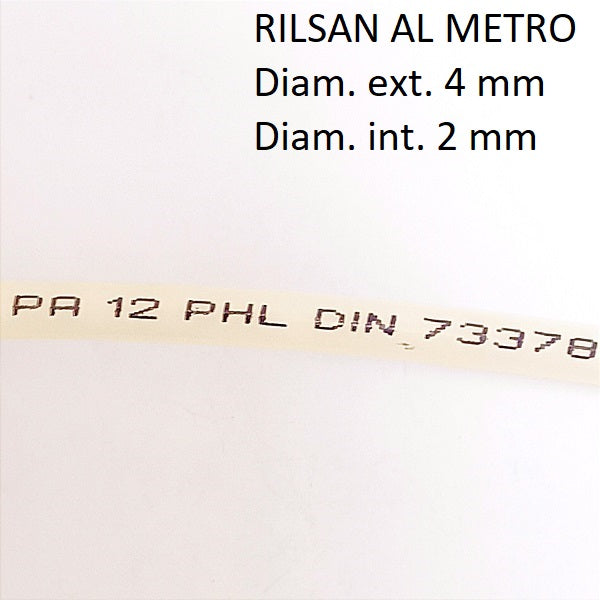 Tubo Rilsan per Aria Compressa PA12 PHL  Øext.4xØint.2