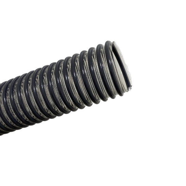 Tubo Antiurto Trasparente per Aspirazione di Aria e Polveri Abrasive, Trucioli e Granuli con Spirale in PVC Ø int. 50,8 mm