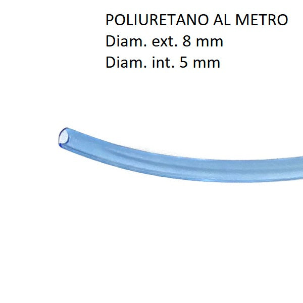 Gomma Per Innaffiare Tubo Pneumatico In Poliuretano PU - 10 M, Diametro Esterno 6 Mm/Interno 4 Mm, Blu Tubo Poliuretano PU - Foto 2