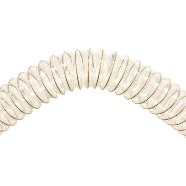 Tubo Leggero per Aspirazione Aria e Polveri, Trucioli o Materiale Abrasivo con Spirale in Acciaio Ramato Ø int. 140 mm