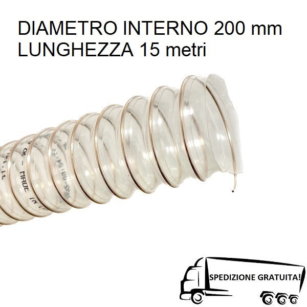 Tubo Aspirazione ALIFLEX 30 Mm Diametro Interno, 5 Metri: Flessibile In PVC Per Pompe Acqua E Laghetti - 2