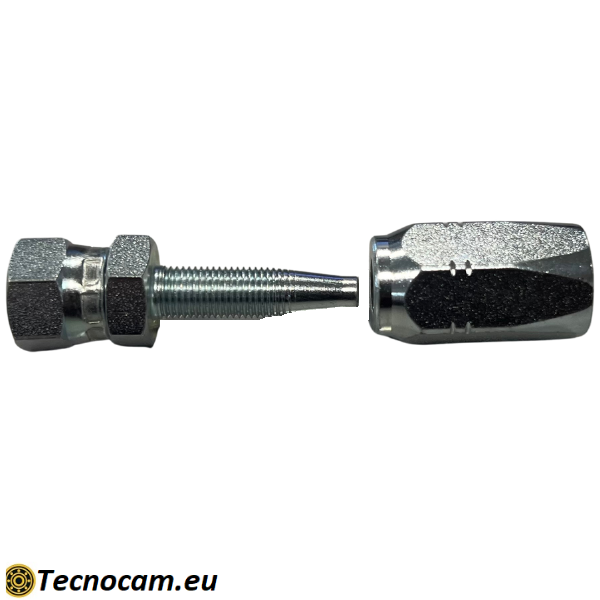 Innengewinde und Anschlussstück für flexible Hydraulikschläuche R7