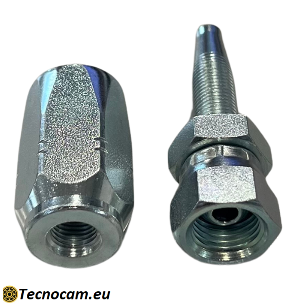 Innengewinde und Anschlussstück für flexible Hydraulikschläuche R7