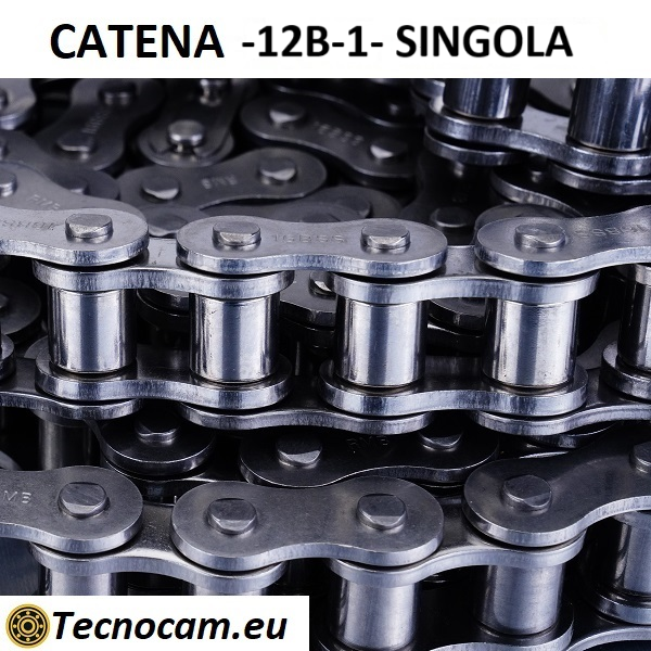Catena di Trasmissione a Rulli 12B-1 Singola