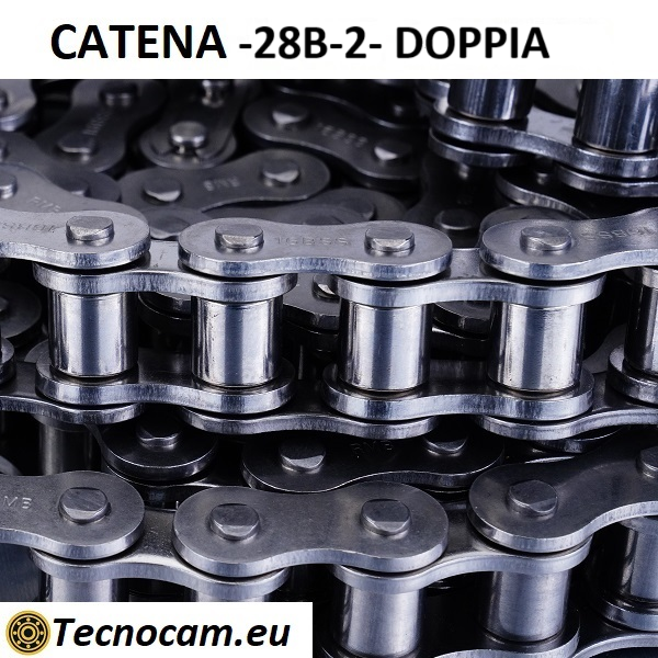 Catena di Trasmissione a Rulli 28B-2 Doppia