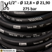 Flexible hydraulique 2SN R2T 1/2 pouce, 275 bar, vendu au mètre