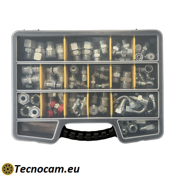 Kit Adattatori Professionali DIN - JIC - ORFS su Filetto GAS