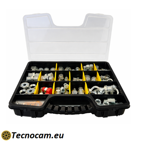 Kit Adattatori Professionali DIN - JIC - ORFS su Filetto GAS