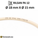 Tubo Rilsan PA12 PHL 18x15 mm neutro per aria compressa