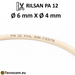 Tubo Rilsan PA12 PHL 6x4 mm neutro per aria compressa