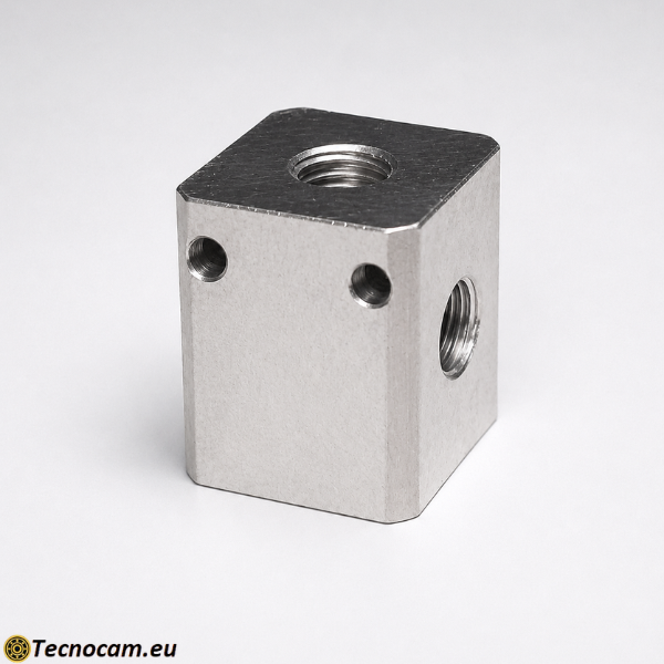 Blocco Tornito in Alluminio 11S | Particolari Torniti CNC