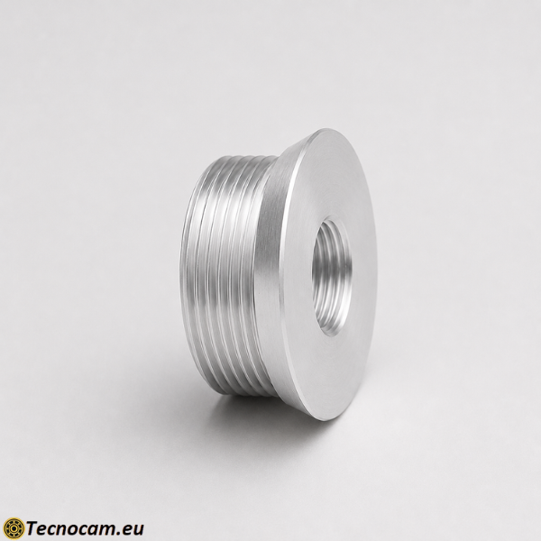 Tappo Tornito in Alluminio 6060 | Torneria Metalli