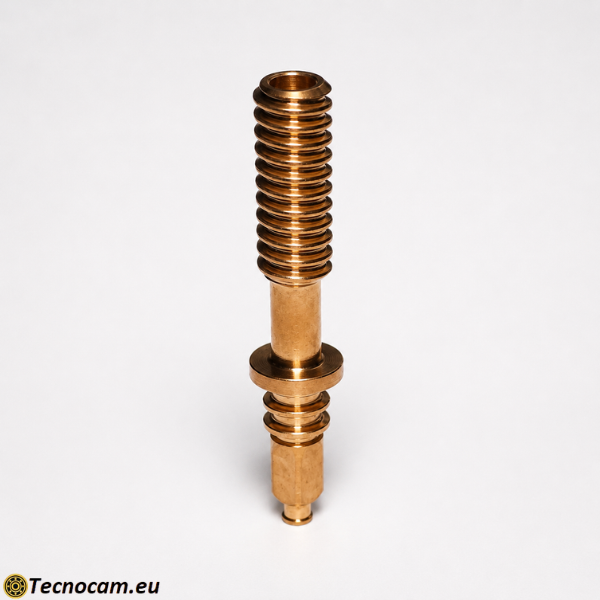 Perno Tornito Ottone CW614N | Tornitura CNC su Disegno