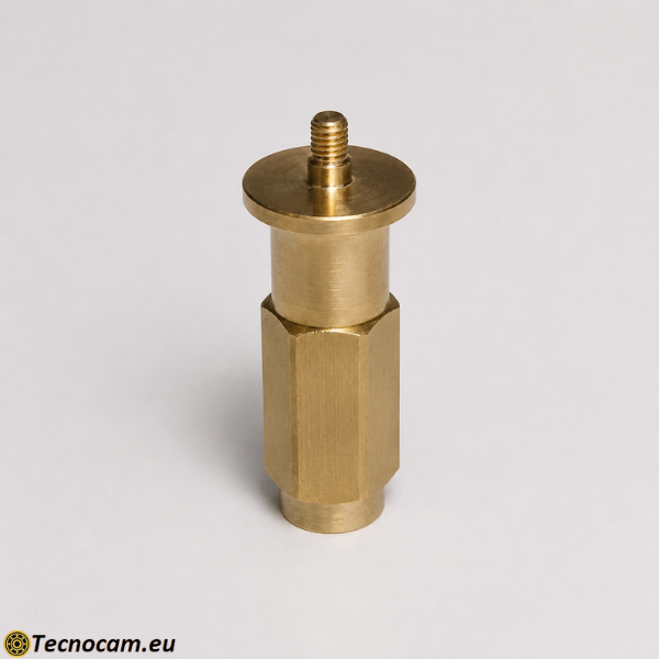 Adattatore Tornito in Ottone CW617N | Componenti Torniti su Disegno