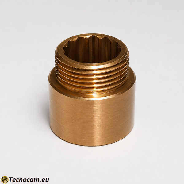 Prolunga Tornita in Ottone CW617N | Torneria Metalli