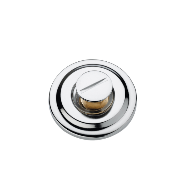 Raccordo per Idraulica in Ottone Cromato Tappo Maschio con Vite a Incasso e Rosone- Serie Pesante