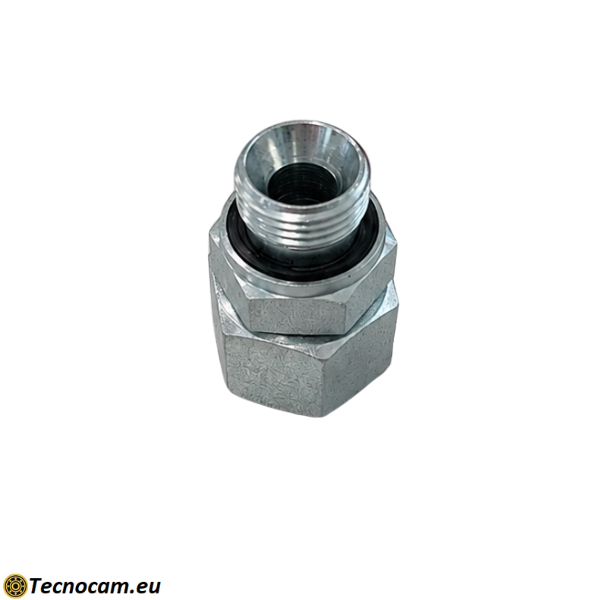 Adattatore GAS BSPP 60° OR Maschio - Femmina DIN 24° Girevole