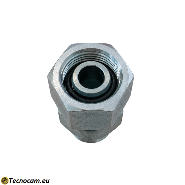 Adattatore GAS BSPP 60° OR Maschio - Femmina DIN 24° Girevole