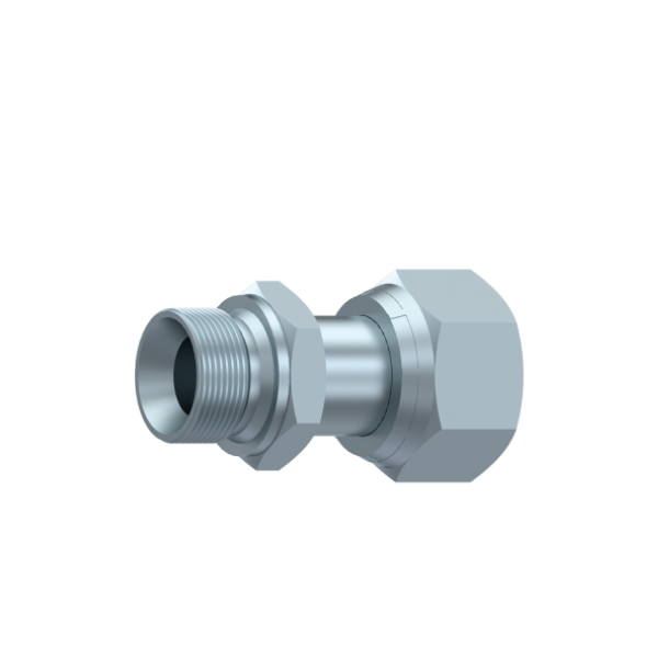 Série ADORFSMF3, adaptateur ADORFS mâle GAS - femelle UNF pivotant, joint plat, ORFS