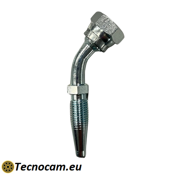 Raccord hydraulique réutilisable femelle à filetage GAS 45° avec joint conique 60° série RC60F45GR