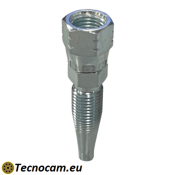 Raccord hydraulique réutilisable, femelle droit, avec joint JIC, série RJ37FDGR