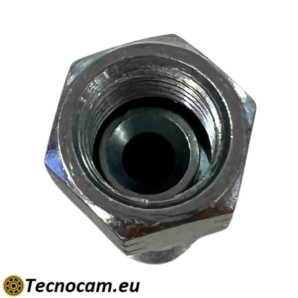Raccord hydraulique réutilisable, femelle droit, avec joint JIC, série RJ37FDGR