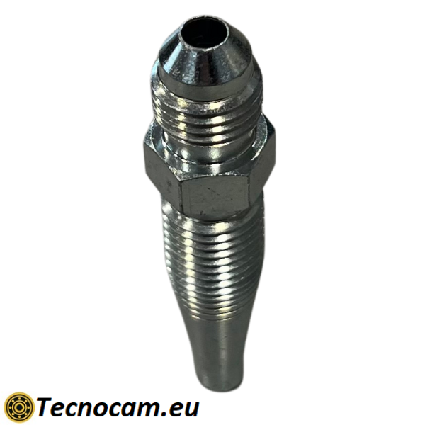 Raccord hydraulique mâle réutilisable avec joint JIC, série RJ37M