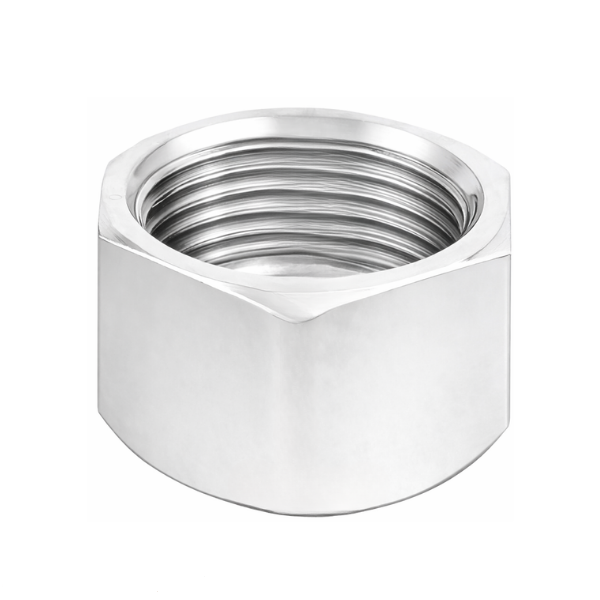 Raccordo per Idraulica Tappo Femmina in Ottone Cromato