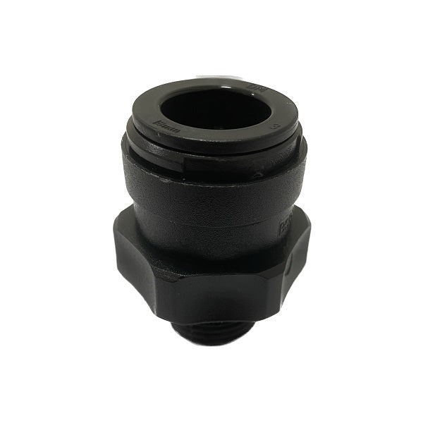 Pneumatik-Steckverbinder aus Technopolymer für 18-mm-Druckluftschlauch – Seitenansicht
