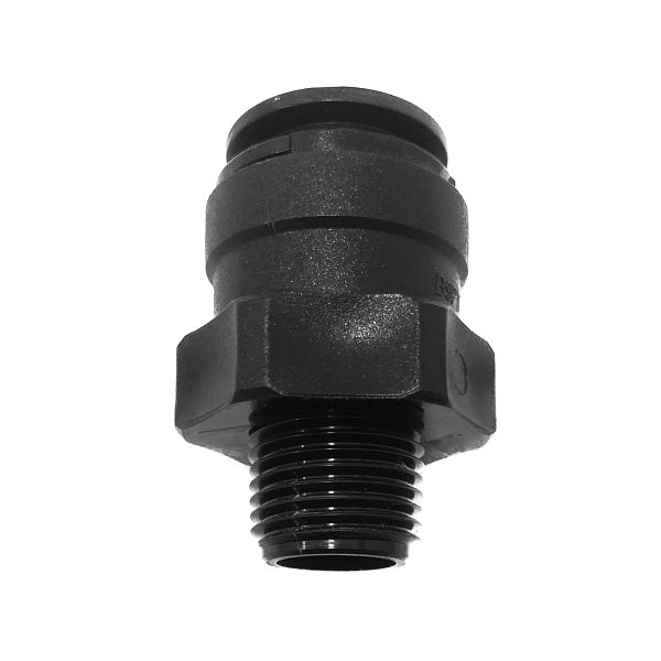 Gerader Pneumatik-Steckverbinder BSPT R1/2 für 18-mm-Schlauch aus Technopolymer
