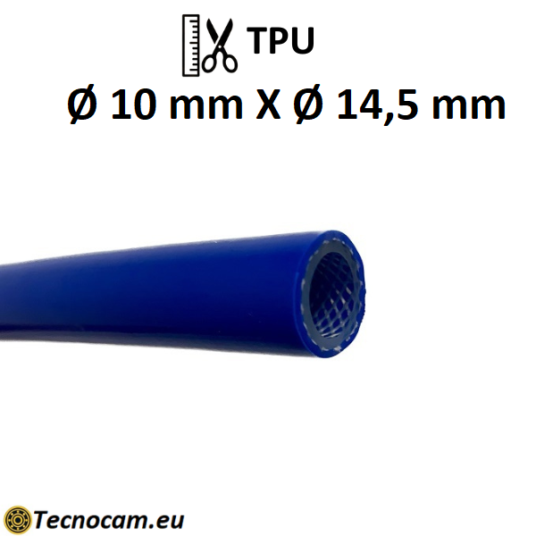 Tubo per Aria Compressa al Metro Ø int. 10 mm Ø est. 14,5 mm, 20 bar