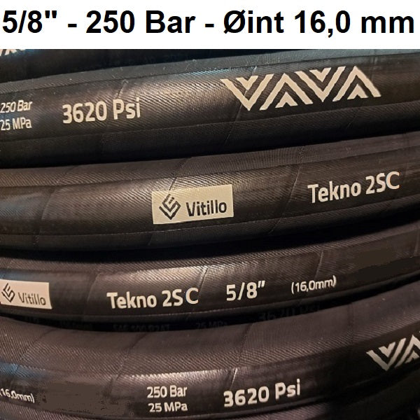 Tubo Oleodinamico Medio-Alta Pressione al Metro 2SC 5/8", 250 Bar