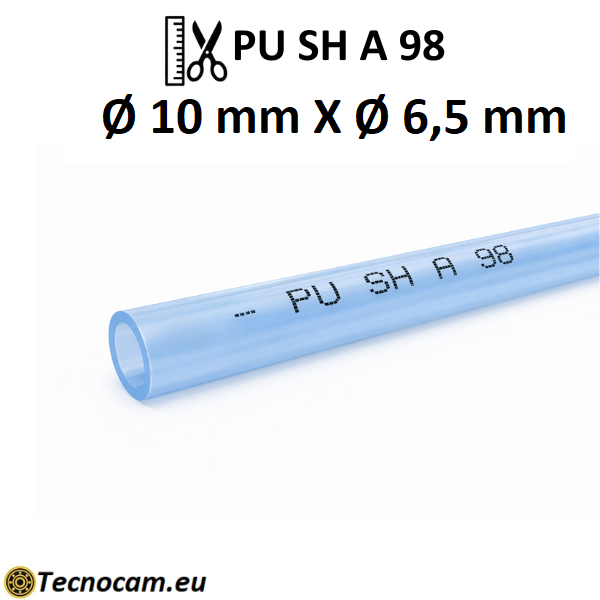 Tubo per Aria Compressa in Poliuretano SH98  Øext.10xØint. 6.5