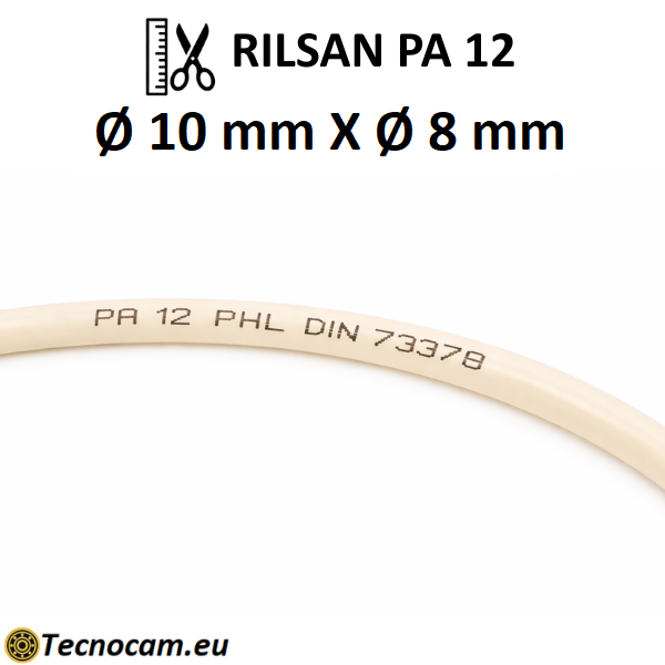 Tubo Rilsan per Aria Compressa PA12 PHL Øext.10xØint.8