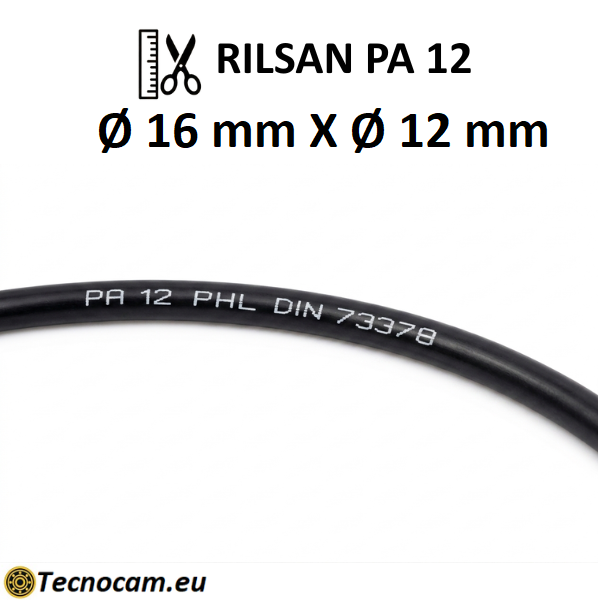 Tubo Rilsan per Aria Compressa PA12 PHL Øext.16xØint.12