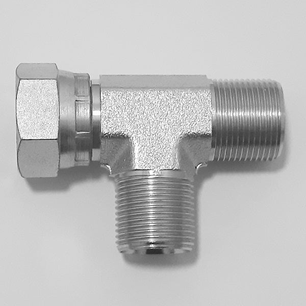 Adattatore Tubo Maschio Femmina 1/2 Adattatore Girevole Tubo NPSM Maschio / NPT Femmina 1/2" - Acciaio, Modello 1404-08-08, Per Idraulica Adattatore Girevole Npt - Foto 8