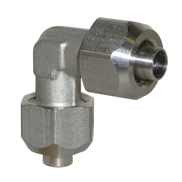 n°5 pz. Raccordo a Calzamento in Acciaio Inox per Aria Compressa Gomito Intermedio IC7 - Tecnocam Store