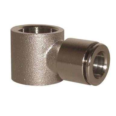 Raccordo Automatico Push-In con Anello Singolo in Ottone Nichelato