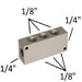 Ripartitore Doppio per Aria Compressa in Alluminio Filetti Fem. 1/4"-1/8" ST23D 3 - Tecnocam Store