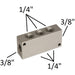 Ripartitore Doppio per Aria Compressa in Alluminio Filetti Fem. 3/8"-1/4" ST23D 3 - Tecnocam Store